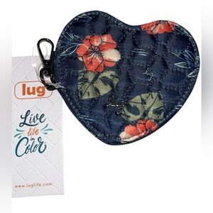 LUG HEART SHAPED AHA NAVY COIN PURSE